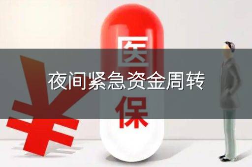 夜间紧急资金周转